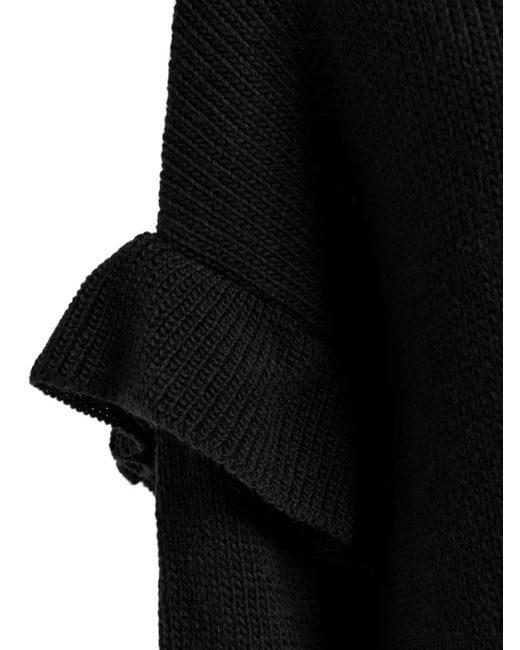 Essentiel Antwerp Black Minikleid Mit Rüschendetail