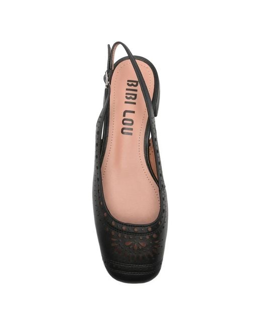 Bibi Lou Black Alama Cutout Pumps