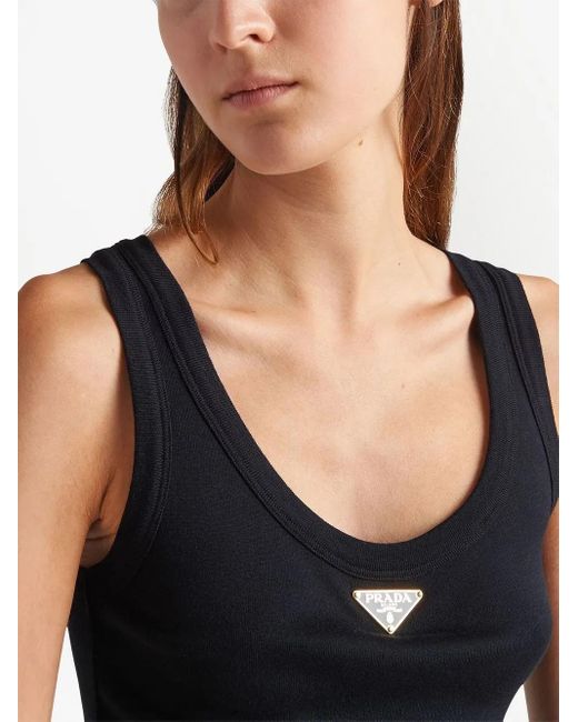 Top di Prada in Black