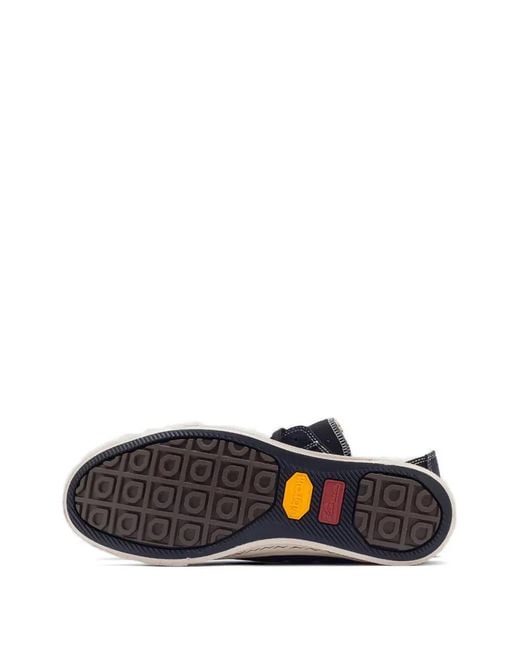 Visvim Blue Contrast-Stitch Sneakers for men