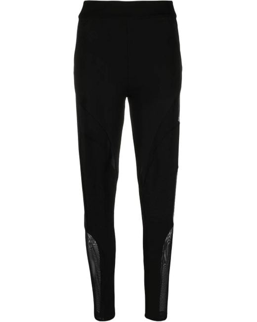 Leggins con panel translúcido Philipp Plein de color Black