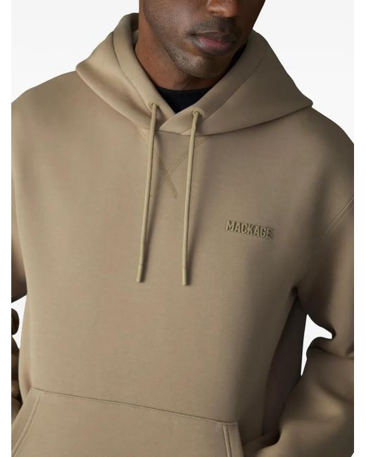 Mackage Natural Krystian Logo-Detail Hoodie for men