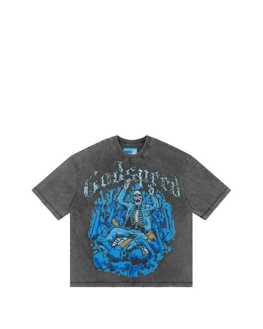 Godspeed Blue Crowd Surf Crew-Neck T-Shirt for men