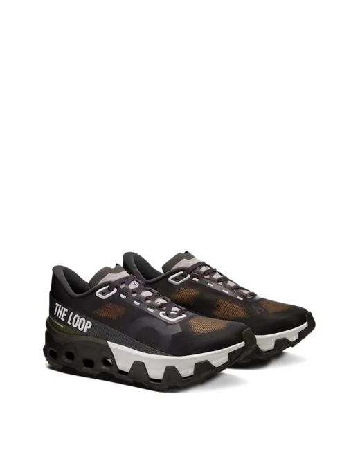 On Shoes Black X Pleasures X The Loop Cloudmonster Hyper Sneakers for men