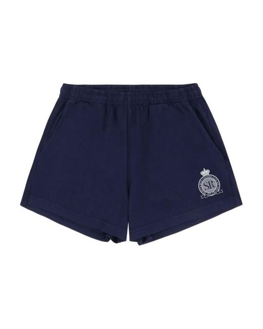 Sporty & Rich Blue Royal Club Disco Short