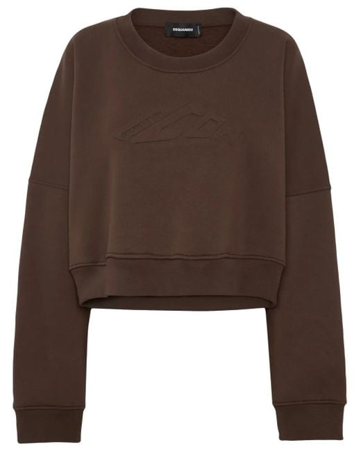 Felpa Icon di DSquared² in Brown
