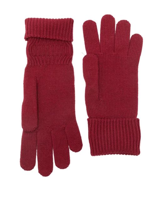 Gucci Red Horsebit Gloves