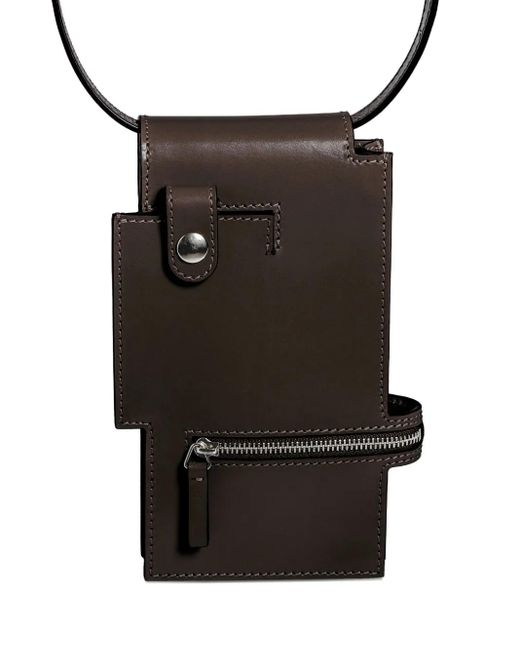Merryl Tielman Jimmy Crossbodytas Met Klepzak in het Black
