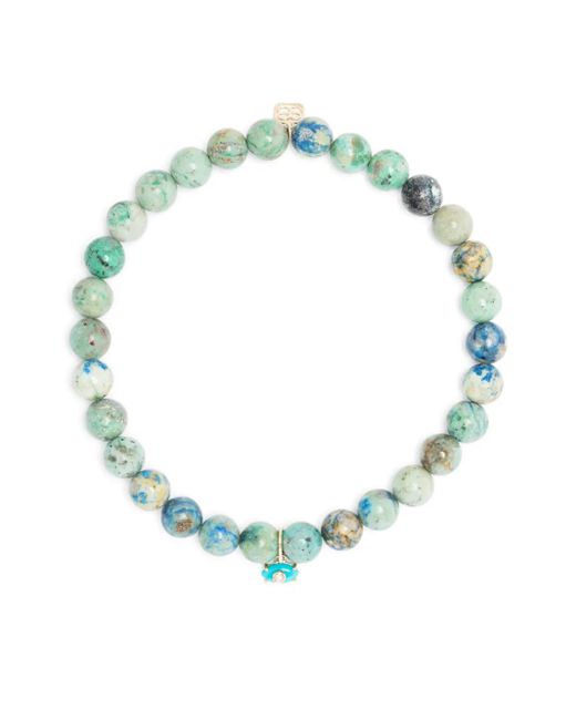 Sydney Evan Blue 14Kt Evil Eye Bracelet for men