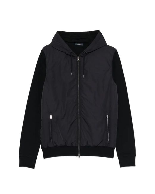 Herno Jack Met Capuchon En Rits in het Black