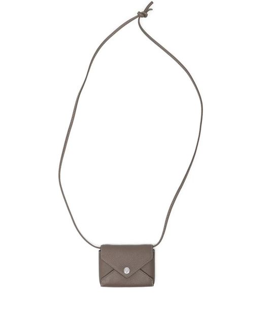 Tory Burch White Lanyard Cardholder