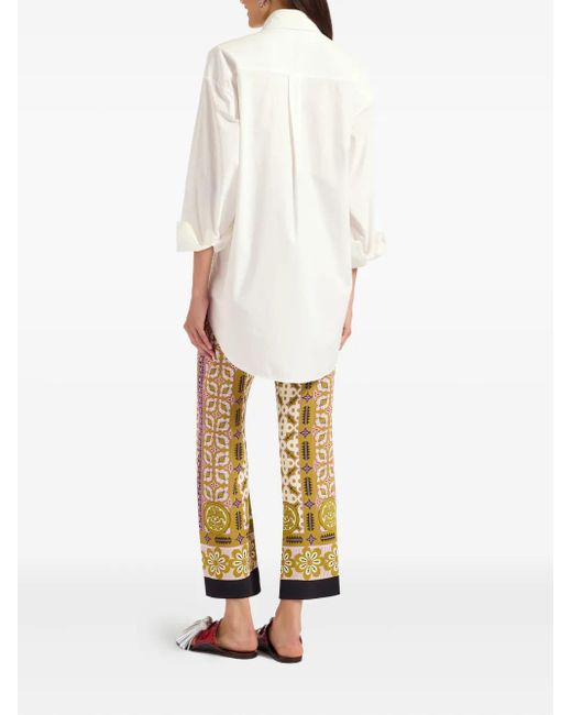 Pantalones estampados LaDoubleJ de color Metallic