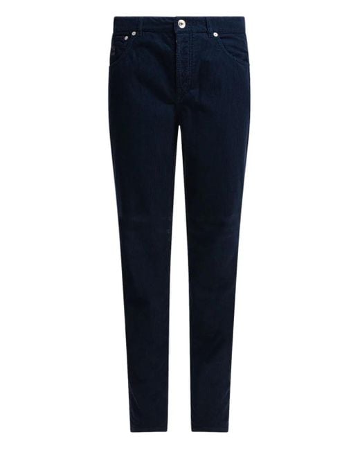 メンズ Brunello Cucinelli コーデュロイ パンツ Blue