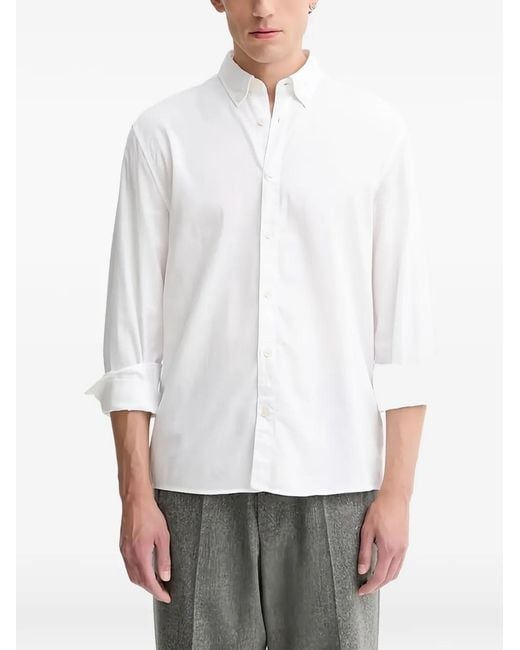 Marc O' Polo White Button-Fastening Shirt for men
