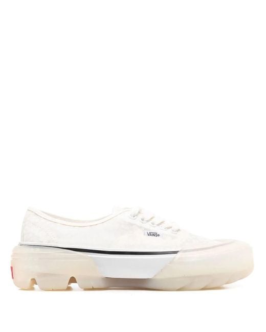 Vans Natural Chunky Logo-Patch Lace-Up Sneakers