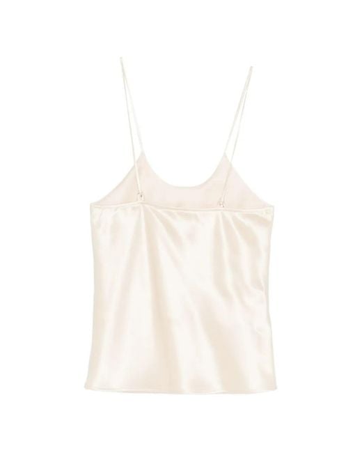 AYA MUSE White Spaghetti-Strap Top