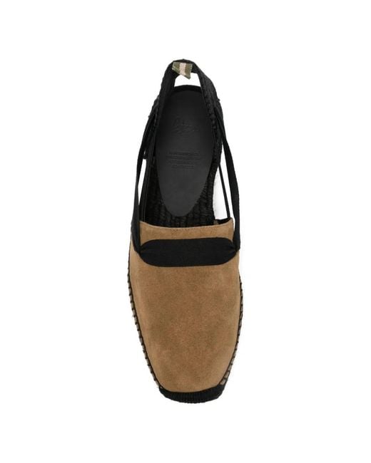 Castaner Black Peck Cut-Out Espadrilles for men