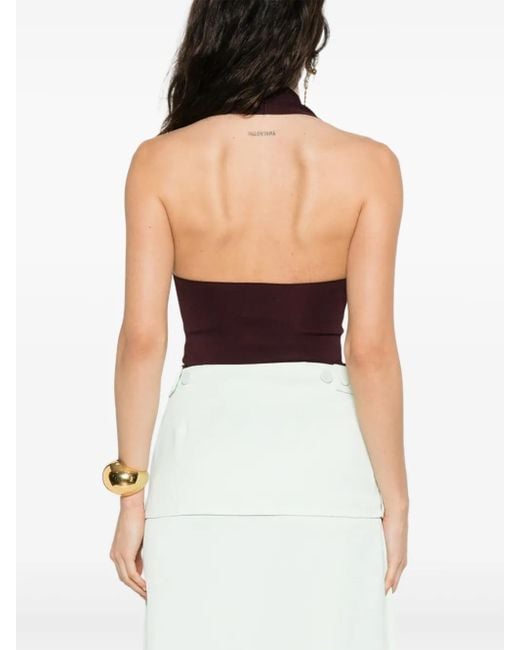 Khaite Brown Body Mit Neckholder