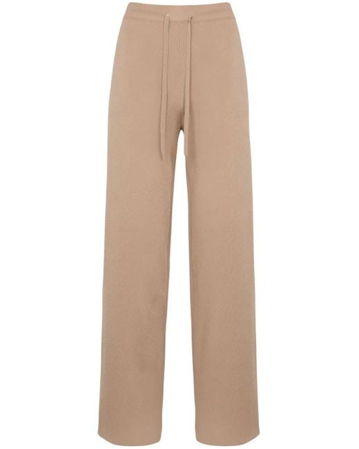 Yves Salomon Natural Knitted Trousers