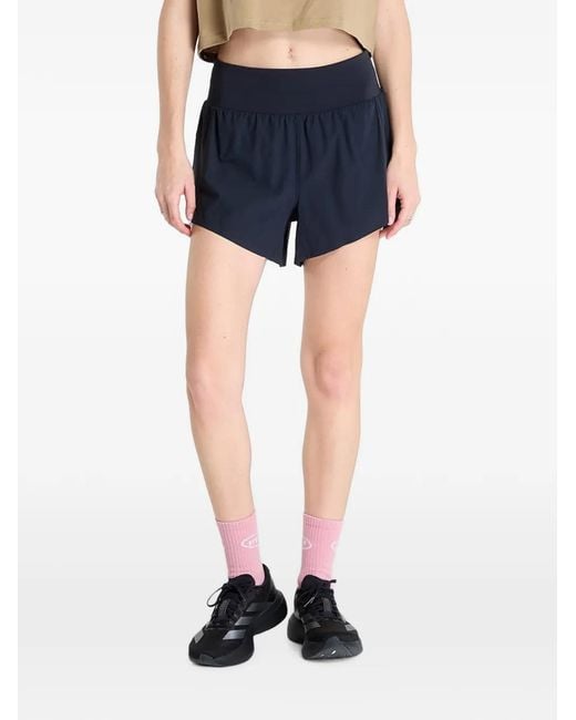 Ciele Athletics Blue Trnshort 4" High-Waisted Side-Slit Shorts
