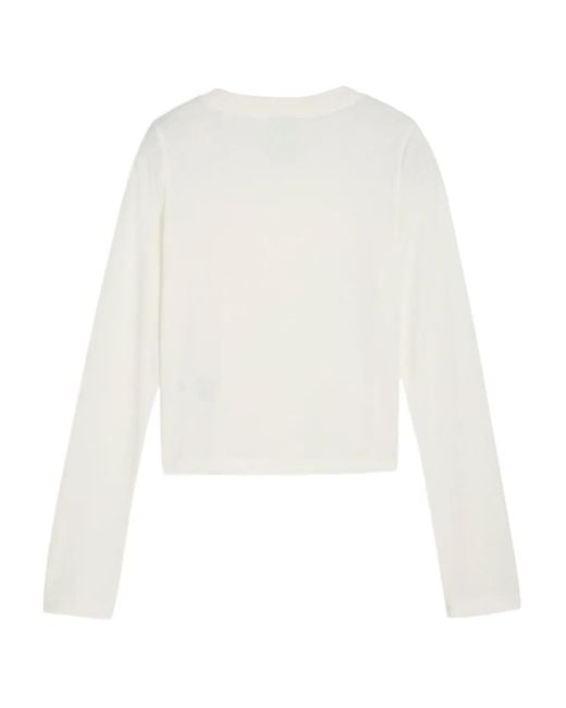 PUMA White X Rosé Slim Longsleeve Tee
