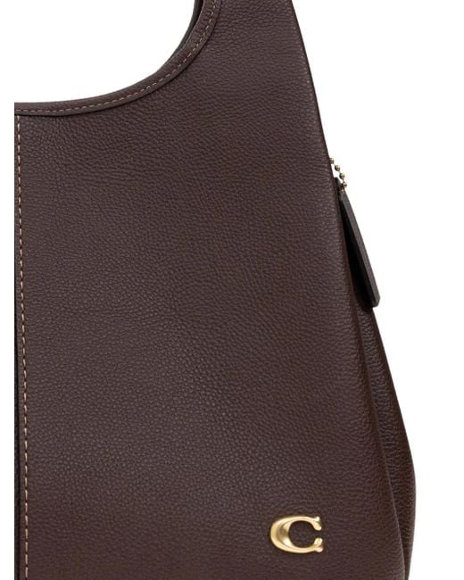 COACH Brown Lana Shoulder Bag