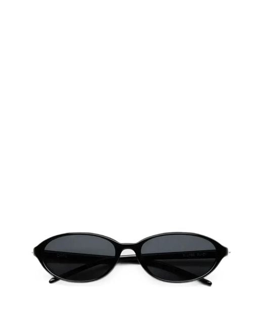 Chimi Black Elipse Oval-Frame Sunglasses