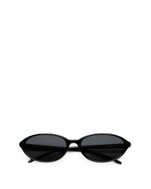 Chimi Black Ellipse Geometric-Frame Sunglasses