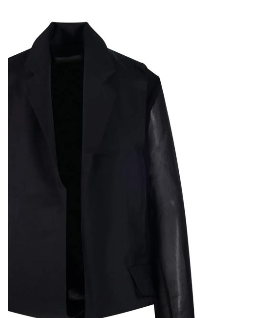 Litkovskaya Black Blazer À Design Superposé