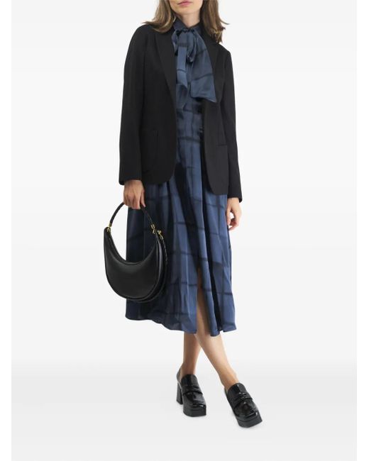 Kiton Black Patch-Pocketed Blazer