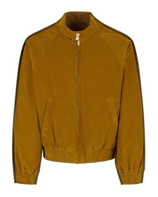 Marni Green Corduroy Zip-Up Jacket for men