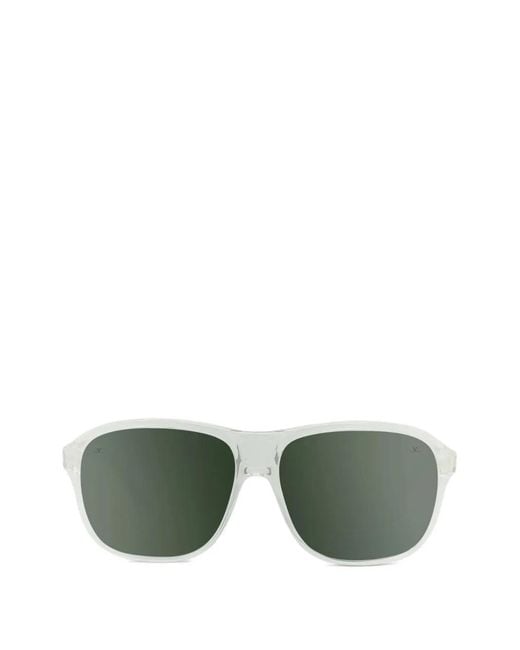 Vuarnet Green Rectangle-Frame Sunglasses for men