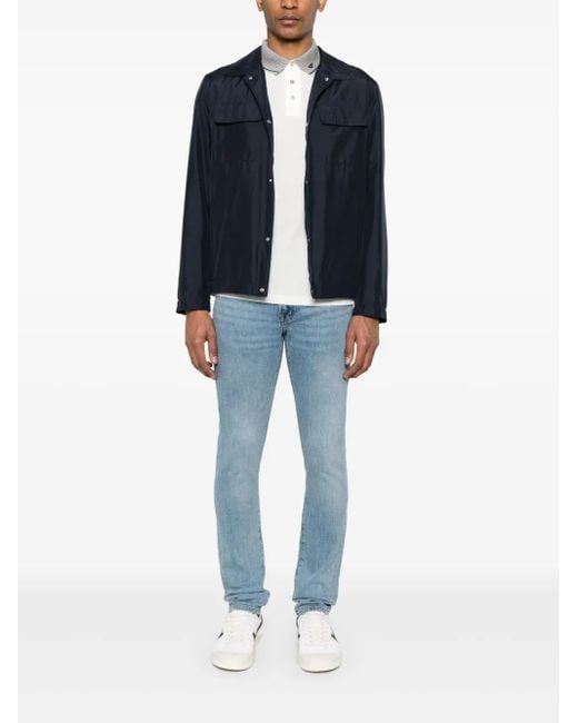 Paul & Shark Blue Lightweight Jacket for men