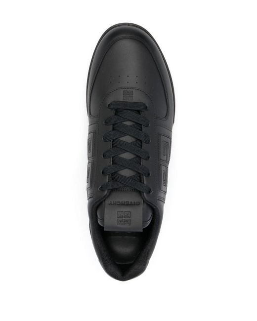 Zapatillas bajas con logo 4G en relieve Givenchy de hombre de color Black