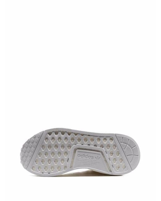 Adidas White Nmd R1 Low-Top Sneakers