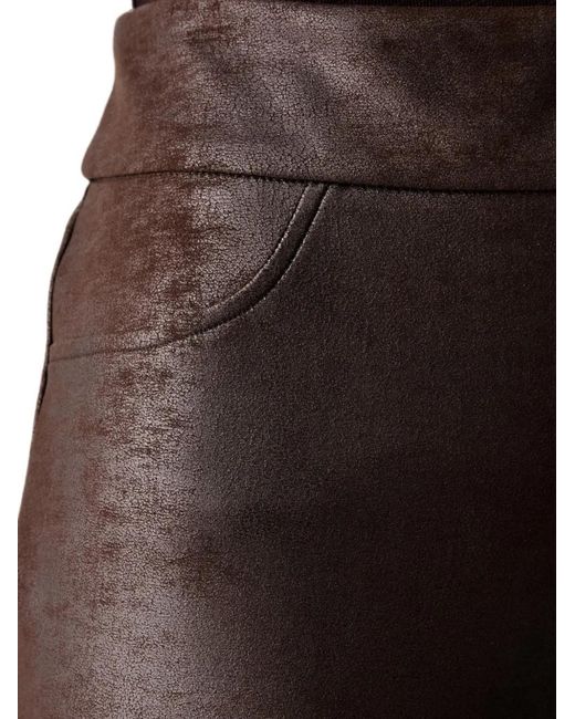 Joseph Ribkoff Black Crackle-Effect Straight-Leg Trousers