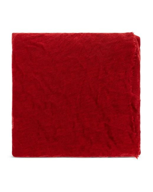 Bufanda con borde sin rematar Isabel Marant de color Red