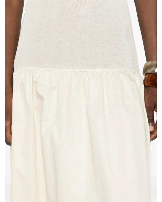 Frankie Shop White Iliya Drop-Waist Maxi Dress
