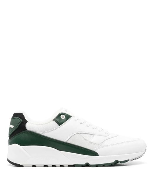 メンズ Saint Laurent Saint Laone Sizerent バンプ スニーカー（スムースレザー） White