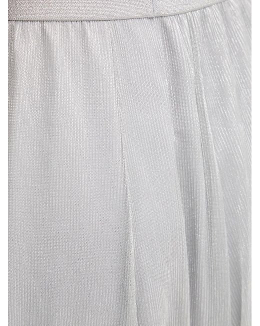 MARC AUREL Gray Pleated Skirt