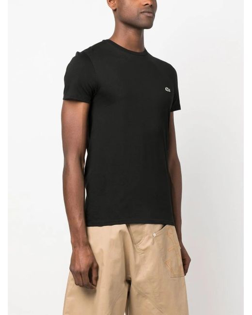 Lacoste Black Tee Shirts for men