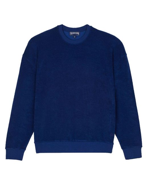 Vilebrequin Blue Sweet Terry Sweatshirt for men