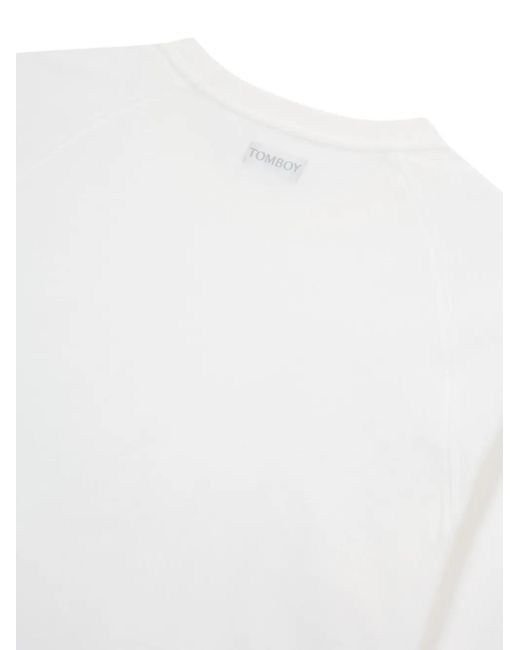 メンズ Studio Tomboy X オーバーサイズ ロングTシャツ White