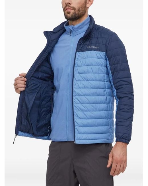 Columbia Blue Falls Two-Tone Padded Jacket for men