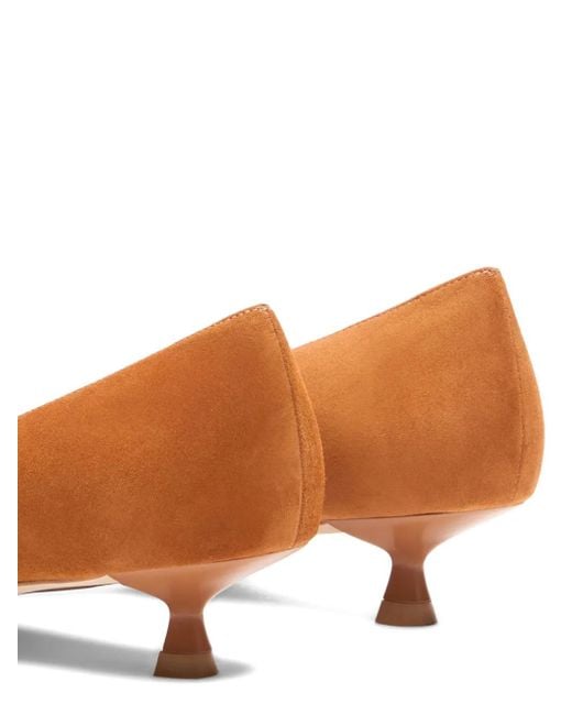 Stuart Weitzman Brown 35Mm Eva Pumps