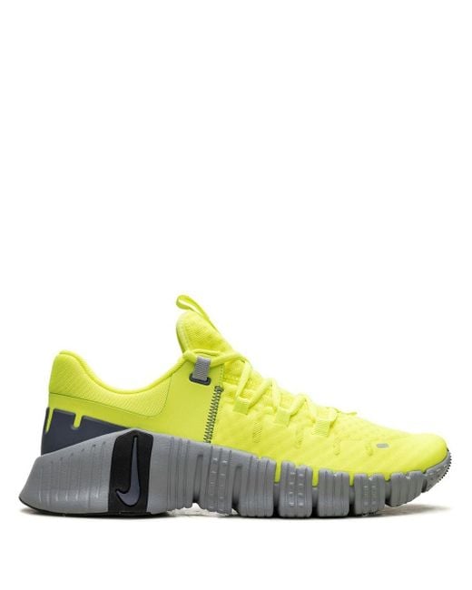 Nike Yellow Free Metcon 5 "volt/wolf Grey" Sneakers for men