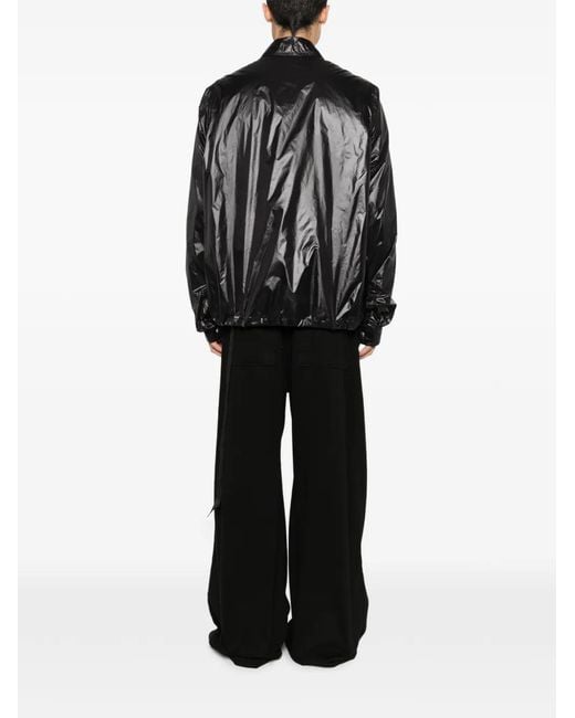 Rick Owens Black Veste À Fermeture Zippée for men