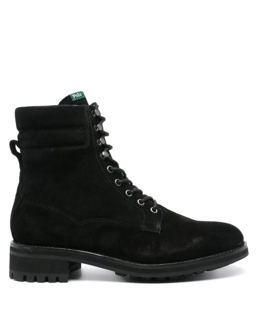 Polo Ralph Lauren Black Bryson Tall Boots for men