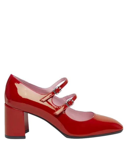 CAREL PARIS Red 60Mm Alice Pumps