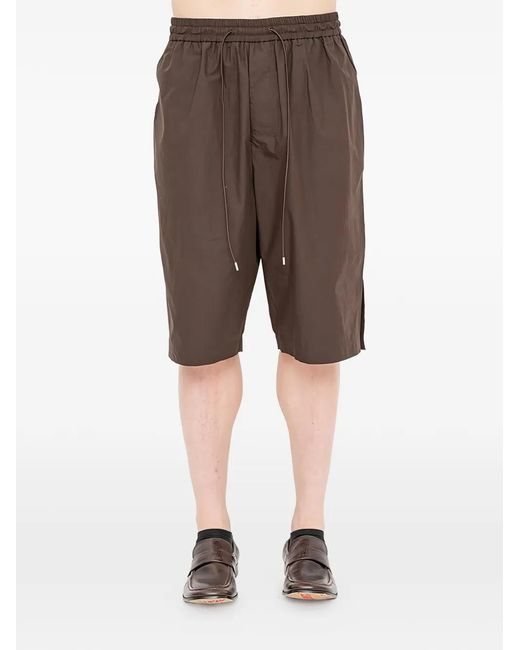 JOE CHIA Gray Haunt Drawstring Shorts for men
